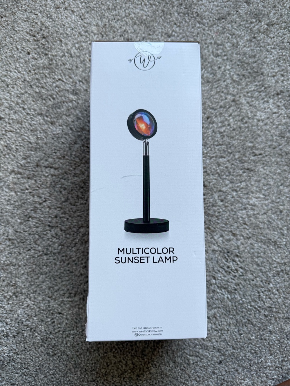 Multicolor Sunset Lamp - Black - Brand